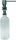 Einbauspender für Seife und Spülmittel, 1100 ml, Messing/Kunststoff, matt