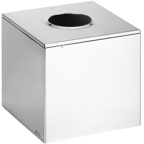 Paper tissue dispenser, stainless steel polished, Silver