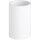 Spare bowl for WC brush, Round, White, Polyresin, Matt