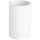 Spare bowl for WC brush, Round, White, Polyresin, Matt