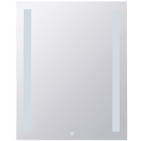 Spiegel mit LED-Seitenbeleuchtung, 600 x 800 mm,...