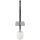 Spare toilet brush with cover for 118113092, (worm), White, Square