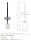 Spare toilet brush with cover for 118113092, (worm), White, Square