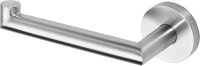Toilet paper holder, left, stainless steel, Brushed, Satin