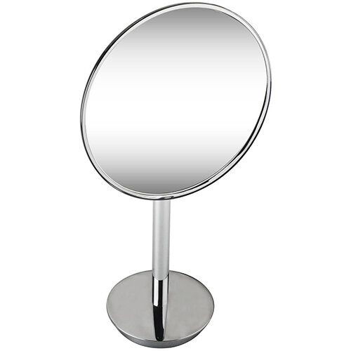 Kosmetikspiegel, ø 215 mm, freistehend, Zinklegierung, Chrom