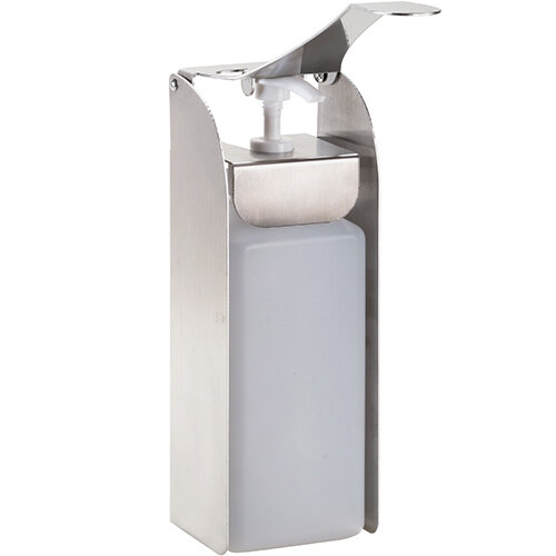 Seifenspender mit Hebel 1000 ml, Edelstahl/Kunststoff, matt, Gebürstet