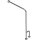Grab bar, with double floor mounting, right, folding, with cover