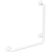Grab bar, 680 mm, L-shape, right, folding, with cover,...