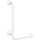 Grab bar, 680 mm, L-shape, left, folding, with cover, white, Steel, Help