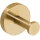 Single robe hook, Brass, PVD Matt, Deluxe Cashmere