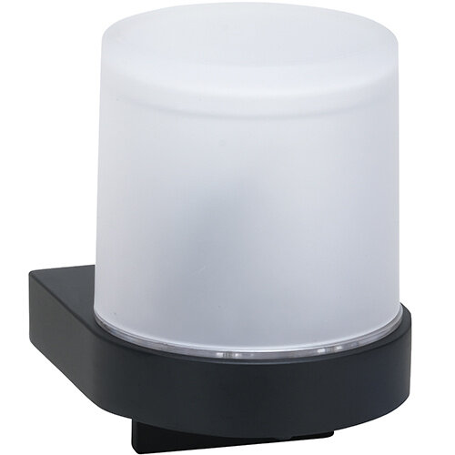 Soap dispenser, 200 ml, Zinc Alloy, Chrome, Noir