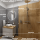 Kleiderhaken, selbstklebend, Zinklegierung, Chrom, Modern, Silber