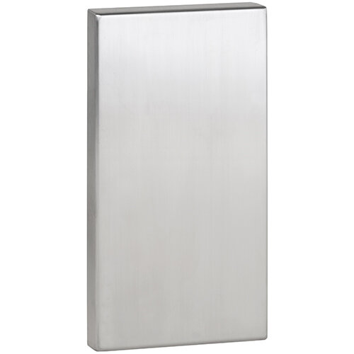 Anchor plate cover, Stainless Steel, Matt, Silver