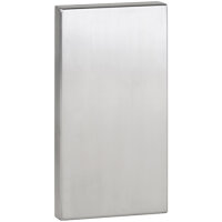 Anchor plate cover, Stainless Steel, Matt, Silver