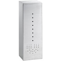 WC-Bürstenbox, Edelstahl, gebűrstet, Gebürstet