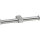 Toilet paper holder, double, stainless steel, matt, Brushed, Silver