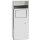 Recessed waste bin with storage shelf, stainless steel, matt, Brushed