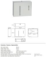 Paper towel dispenser with soap dispenser, stainless steel, matt, Brushed