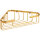 Corner shower shelf, Brass, PVD Polished, Deluxe