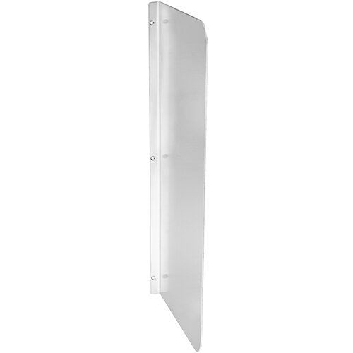Urinal-Trennwänd, Edelstahl, matt, Gebürstet