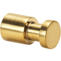 Single robe hook, Brass, PVD Matt, Deluxe Cashmere, Gold