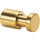 Single robe hook, Brass, PVD Matt, Deluxe Cashmere, Gold