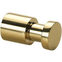 Kleiderhaken, Messing, PVD Poliert, Deluxe, Gold