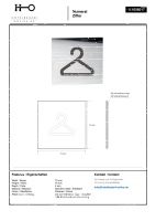 Changing Room Pictogram Polished Stainless Steel Square 75x75 mm - 3M Self-Adhesive