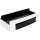 Shower shelf, with squeegee, white, Zinc Alloy, Painted, Modern 8304