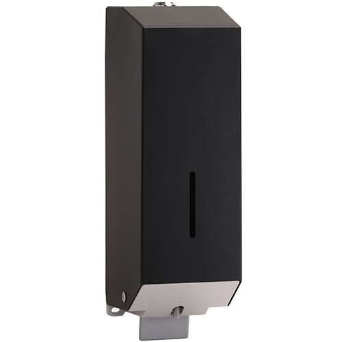Soap dispenser, 1100 ml, stainless steel, black, Painted