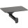 Toilet paper holder with shelf, Stainless Steel, Painted, Gaia Schwarz