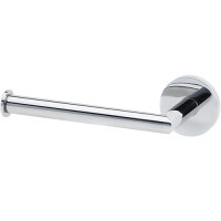 Toilet paper holder, left, Zinc Alloy, Chrome, Mateo