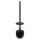Spare silicone brush with handle, Stainless Steel, Black
