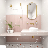 Toilet paper holder, left, Brass, PVD Matt, Deluxe Cashmere