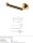 Papierrollenhalter, links, Messing, PVD Poliert, Deluxe