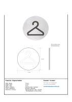 Changing Room Pictogram Matt Stainless Steel Round Ø 75 mm - 3M Self-Adhesive