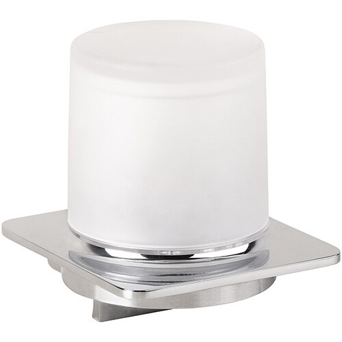 Soap dispenser, 200 ml, stainless steel, glass, Zinc Alloy, Polished, Gaia