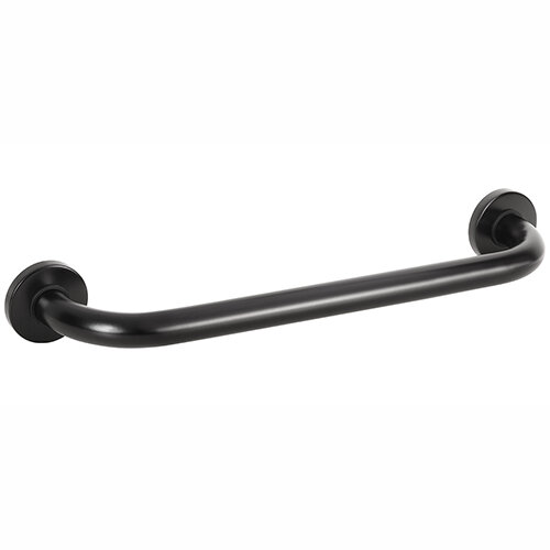 Grab bar, 500 mm, with cover, black, Steel, Comaxit, Help