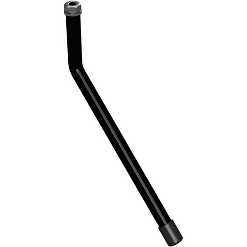 Handling lever for tilting mirrors, black, Stainless Steel, Painted
