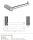 Toilettenpapierhalter, poliert, Silber, Edelstahl, Chrom, Refina