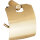 Toilettenpapierhalter, mit Deckel, matt, Hellgold, Edelstahl, PVD Matt, Aureum