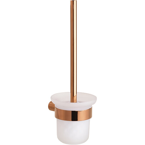 WC-Bürstengarnitur, hängend, poliert, Gold Kupfer, Edelstahl, Solara