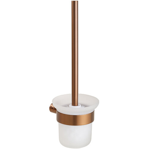 WC-Bürstengarnitur, hängend, matt, Gold Kupfer, Edelstahl, PVD Matt
