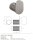 Single robe hook, Stainless Steel, PVD Matt, Palladium