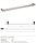 Towel holder, Stainless Steel, PVD Matt, Palladium