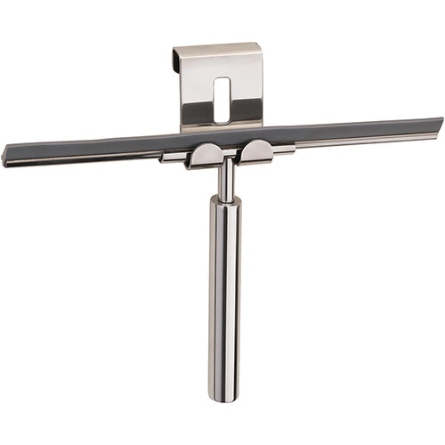 Shower squeegee, Stainless Steel, Polished