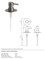 Spare pump, Stainless Steel, PVD Matt