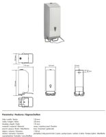 Seifenspender, 1100 ml, Edelstahl, Gebürstet