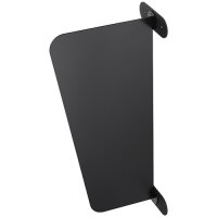 Urinal-Trennwänd, Edelstahl, schwarz, Comaxit