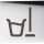 Cleaning Storage Room Pictogram Polished Stainless Steel Square 75x75 mm - 3M Self-Adhesive